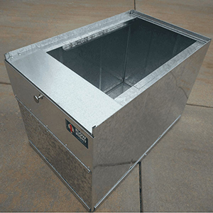 Return air box best sale with filter rail